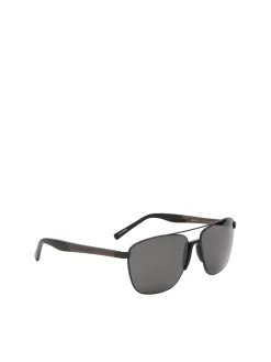 Atrakcyjne czarne okulary przeciwsłoneczne typu Aviator
