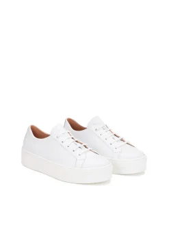 Białe sneakersy damskie