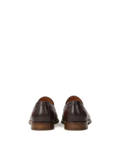 Brązowe loafersy z rzemykiem