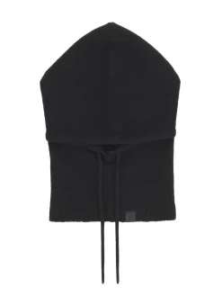 Czarna kominiarka balaclava z kaszmiru
