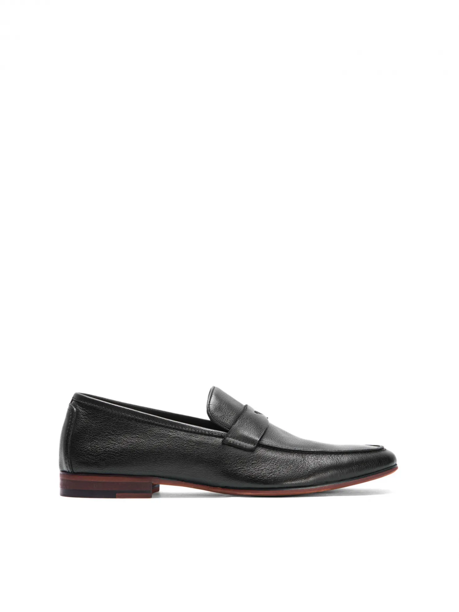Czarne loafersy męskie
