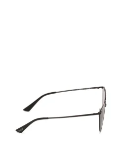 Czarne okulary z powłoką antyrefleksyjną