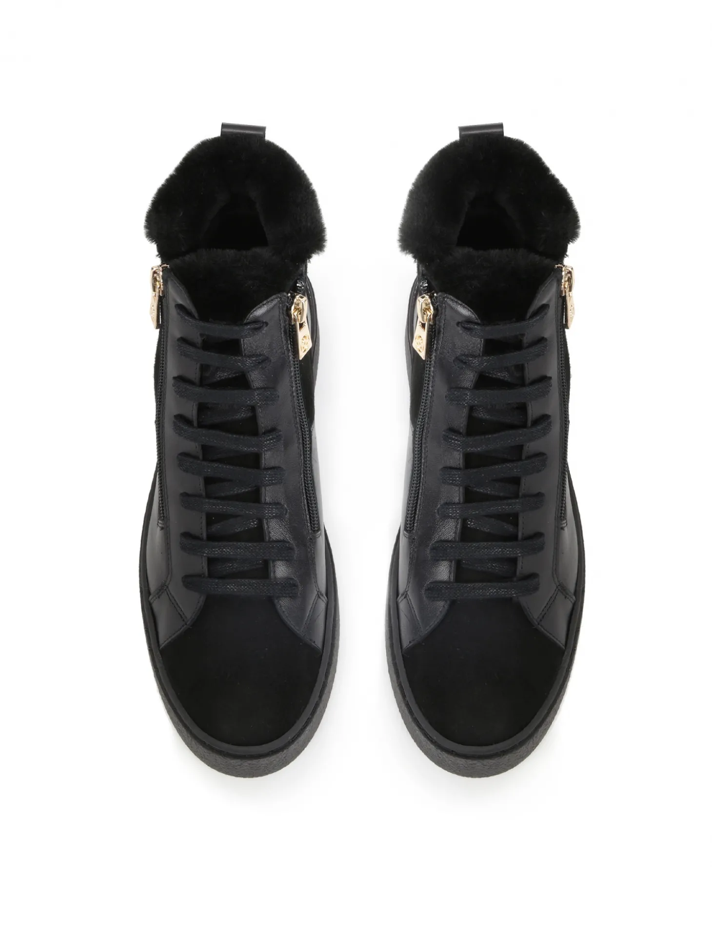 Czarne sneakersy damskie