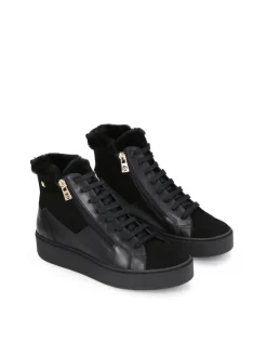 Czarne sneakersy damskie