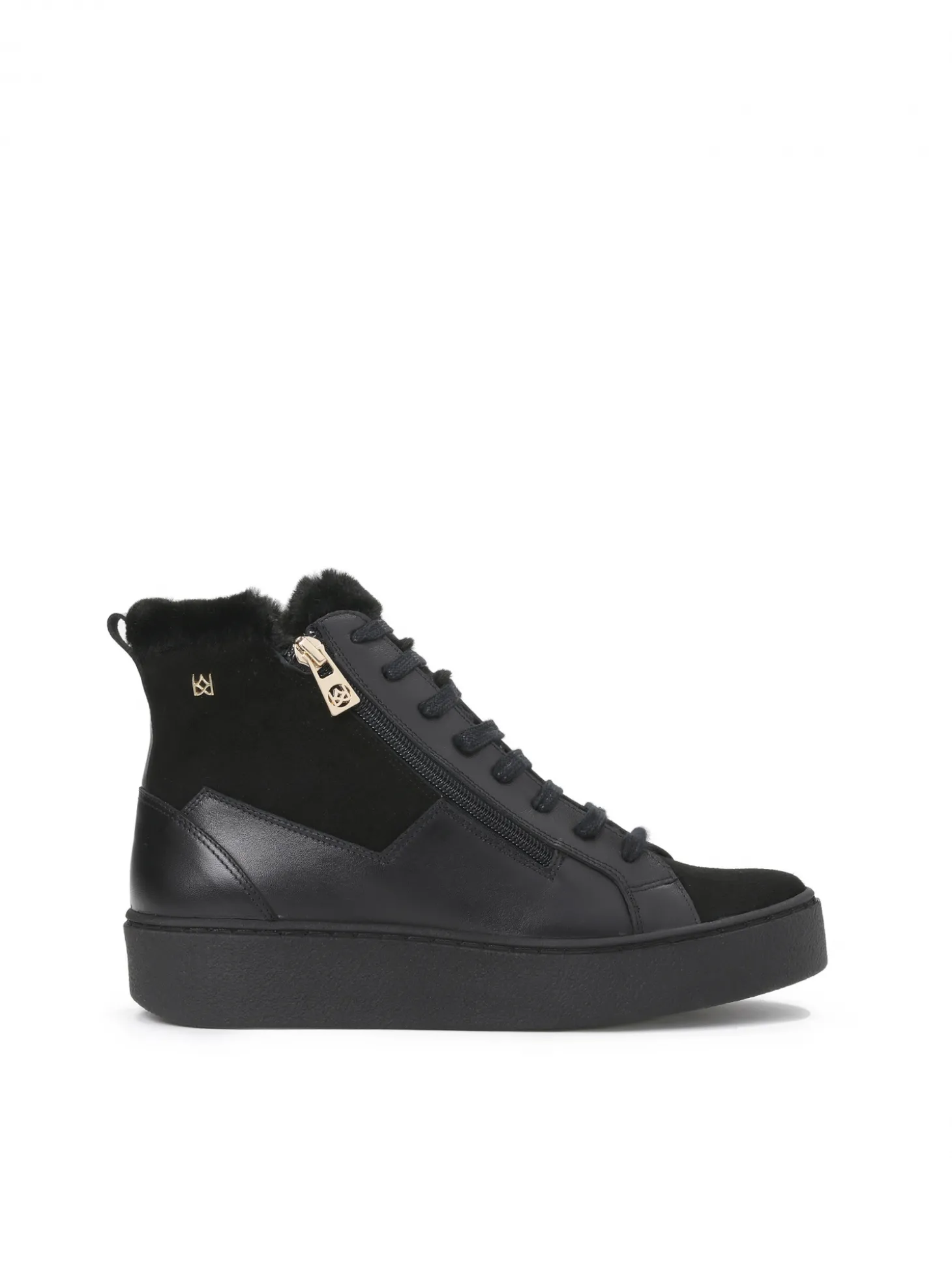Czarne sneakersy damskie