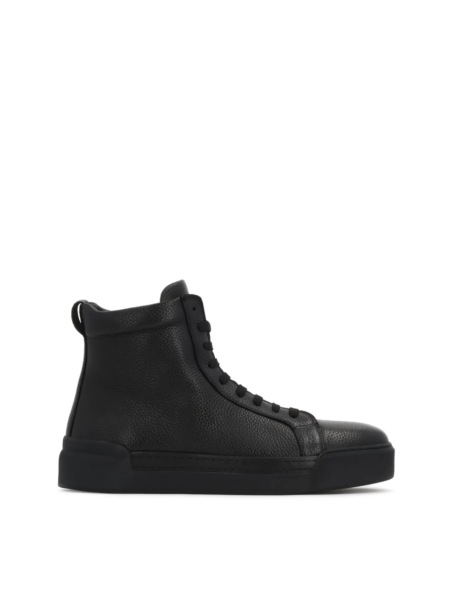 Czarne sneakersy ze skóry