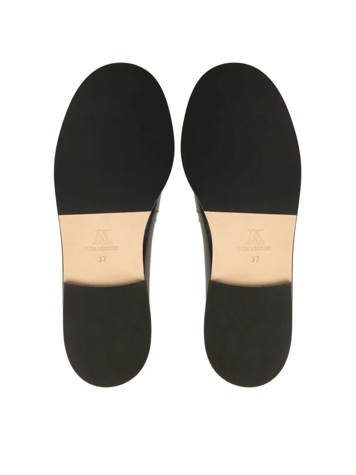Czarne uniwersalne półbuty slip-on