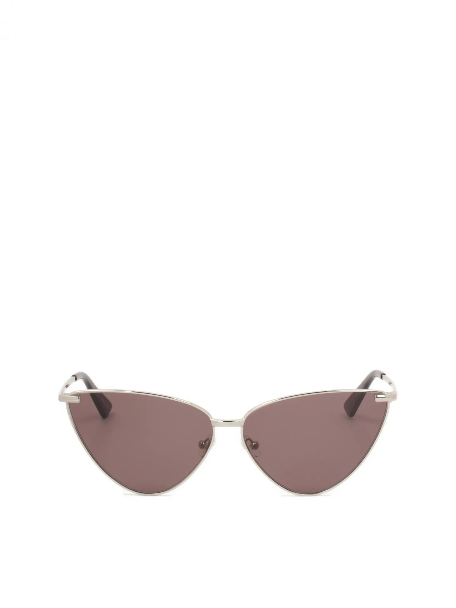 Damskie okulary w srebrnym kolorze z filtrem UV