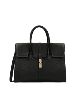 Elegancka czarna torebka w modowym stylu