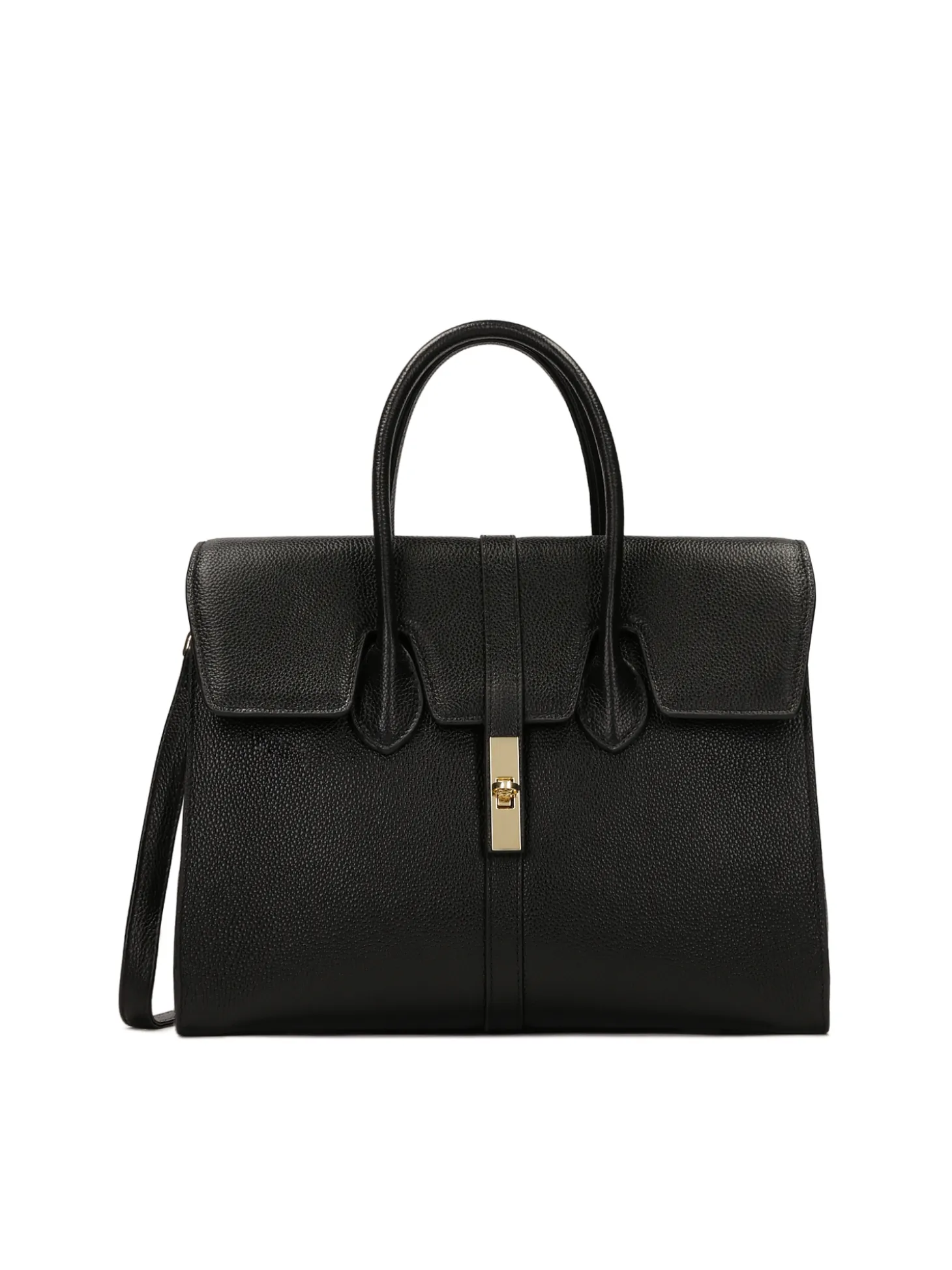 Elegancka czarna torebka w modowym stylu