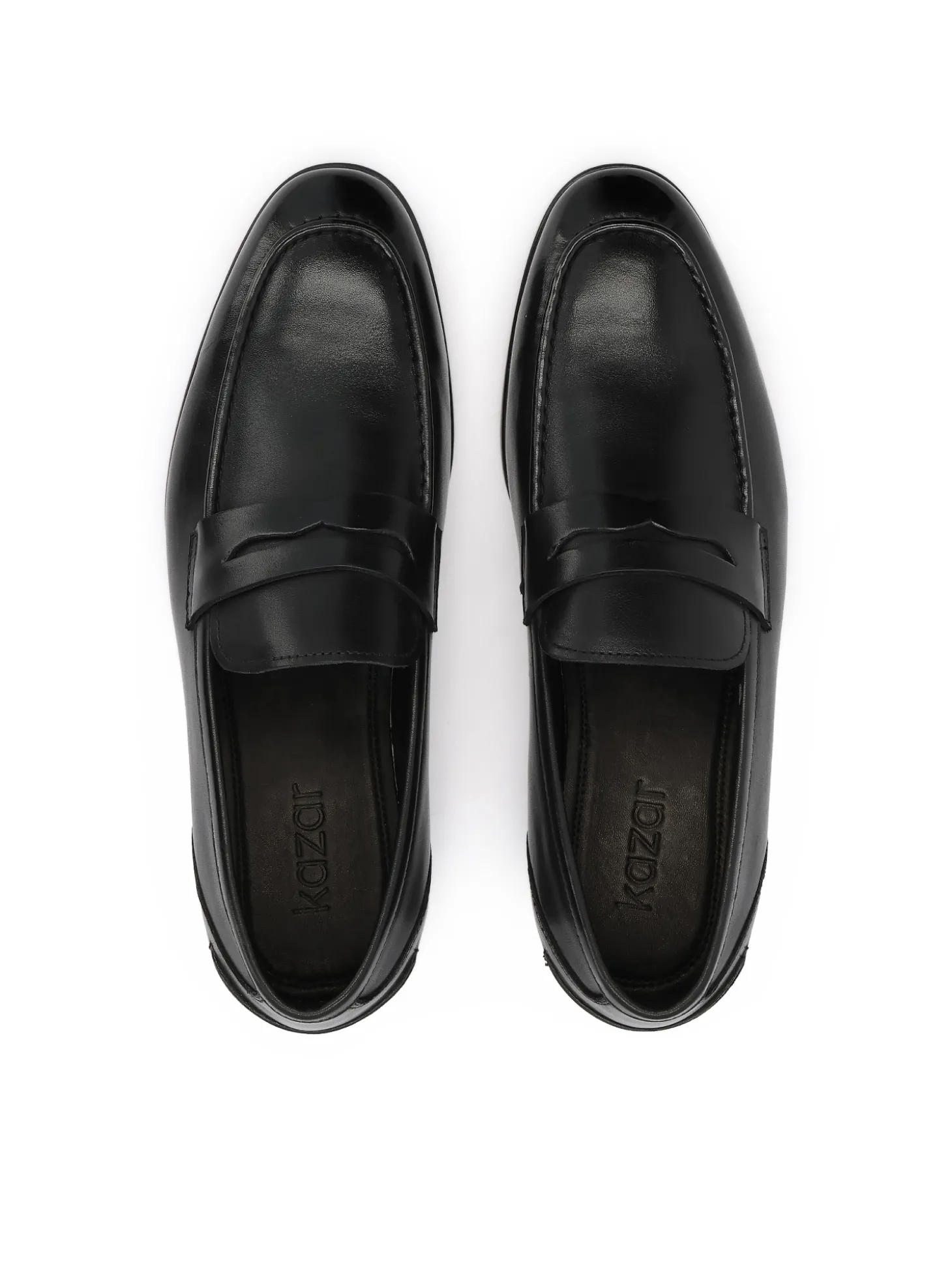 Eleganckie loafersy ze skóry w minimalistycznym stylu