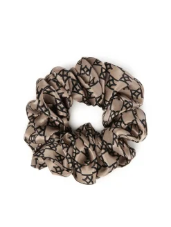 Eleganckie scrunchie do włosów z jedwabnej satyny
