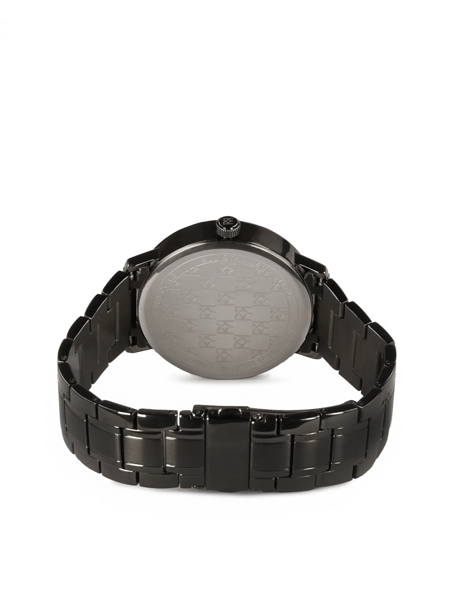 Grafitowy zegarek w stylu minimal