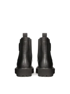Klasyczne chelsea boots z licowej skóry