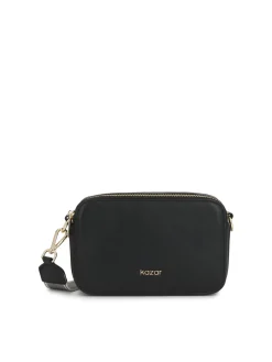 Kompaktowa torebka crossbody z naturalnej skóry