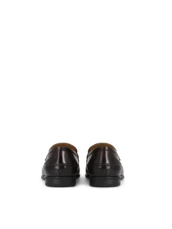 Loafersy z naturalnej skóry z cieniowaniem