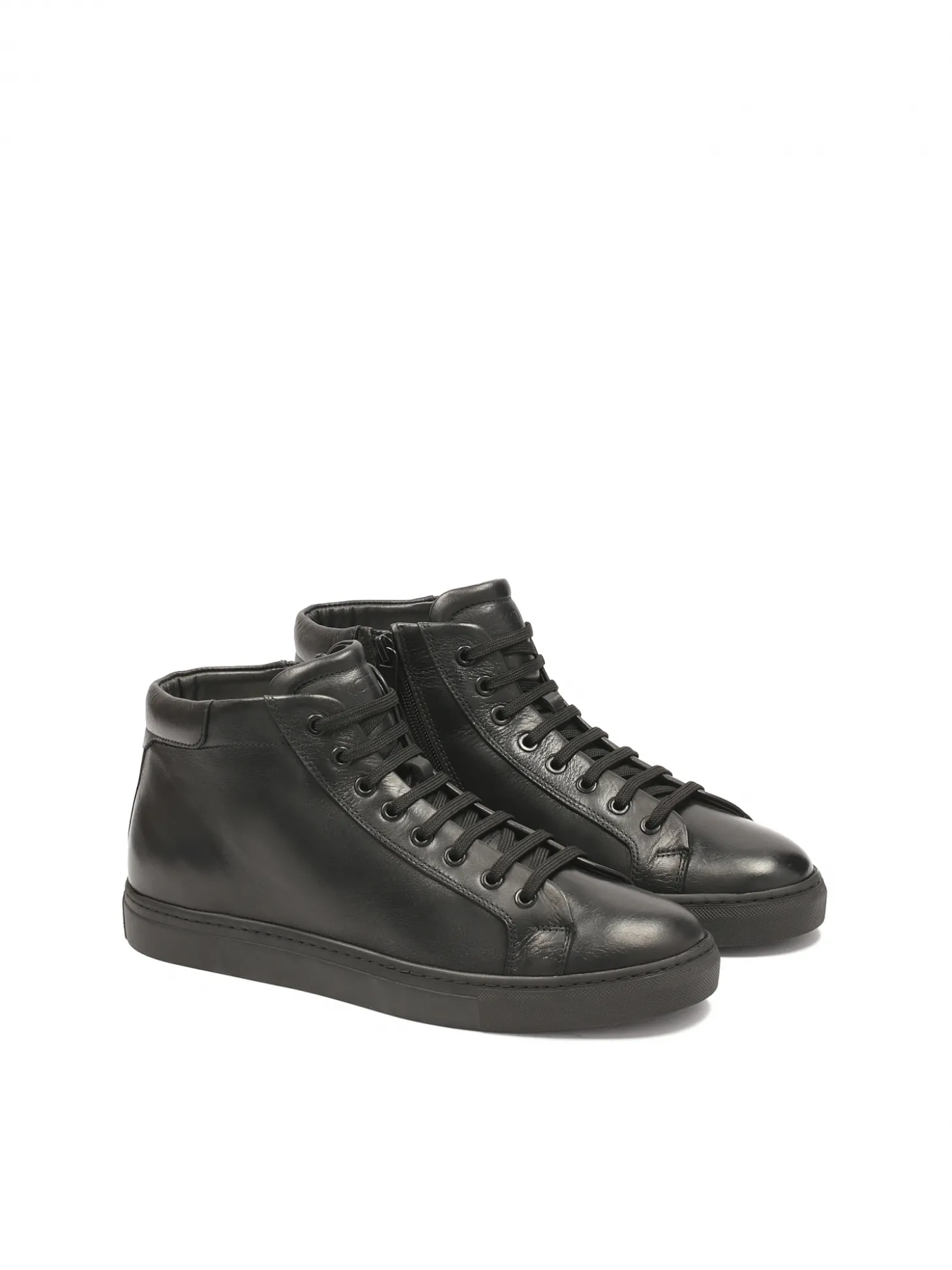 Minimalistyczne sneakersy męskie z cholewką za kostkę