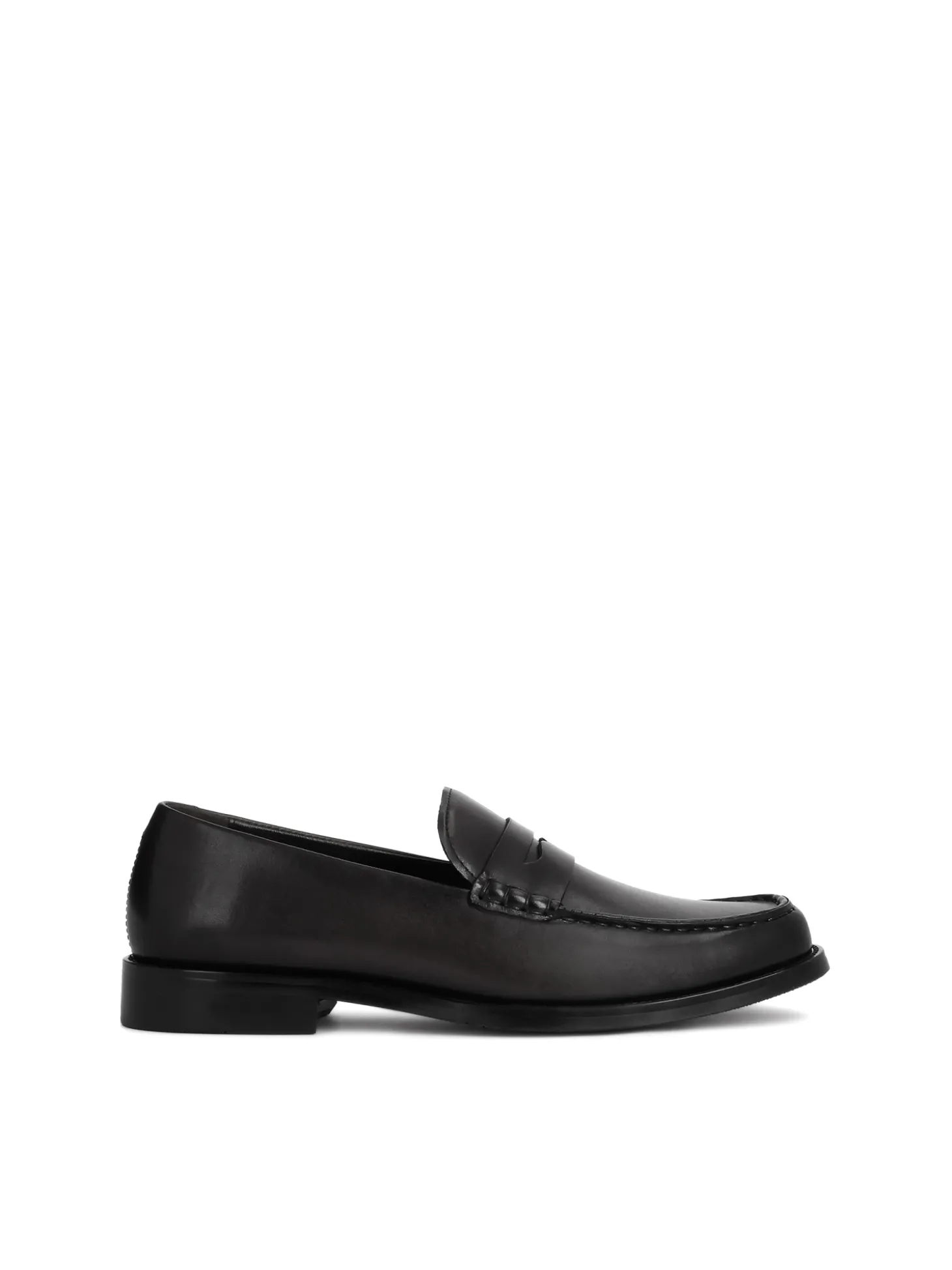 Męskie loafersy typu penny z naturalnej skóry