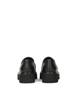 Półbuty slip-on z naturalnym włosiem