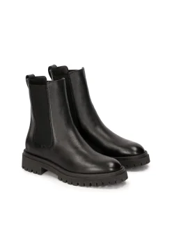 Skórzane botki typu chelsea boots