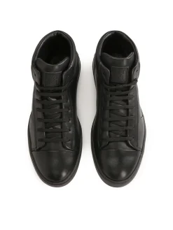 Skórzane sneakersy za kostkę