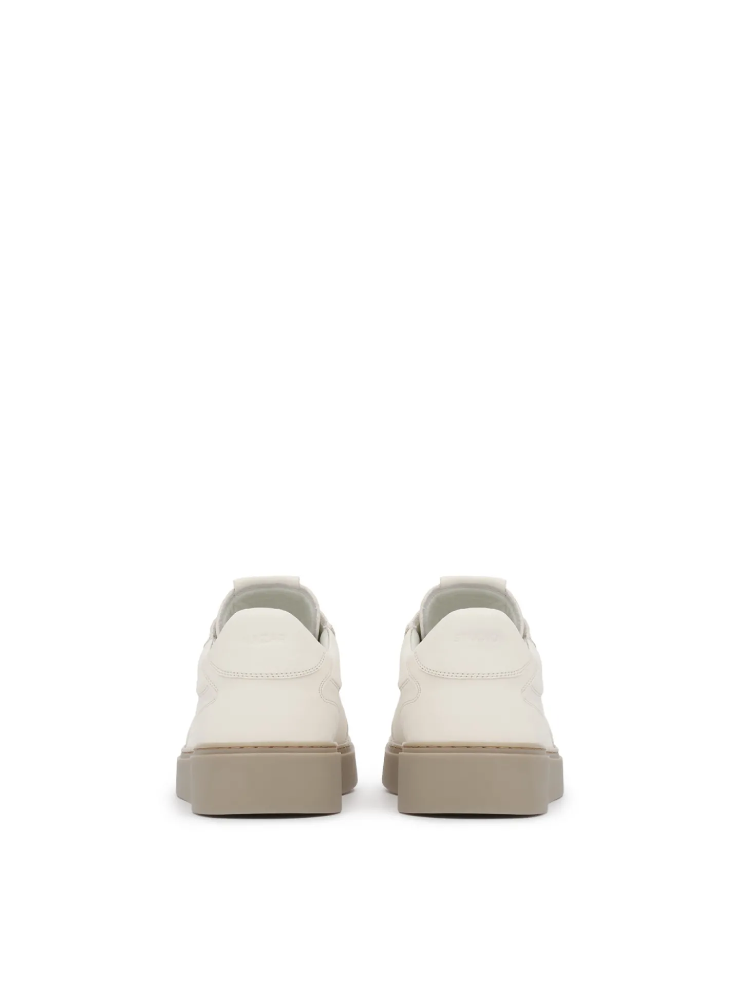 Sneakersy z naturalnej skóry w odcieniu off-white