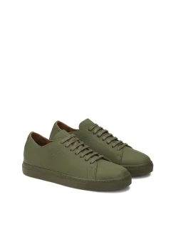Sznurowane sneakersy z naturalnej skóry
