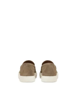 Taupe loafersy na podeszwie typu sneakers