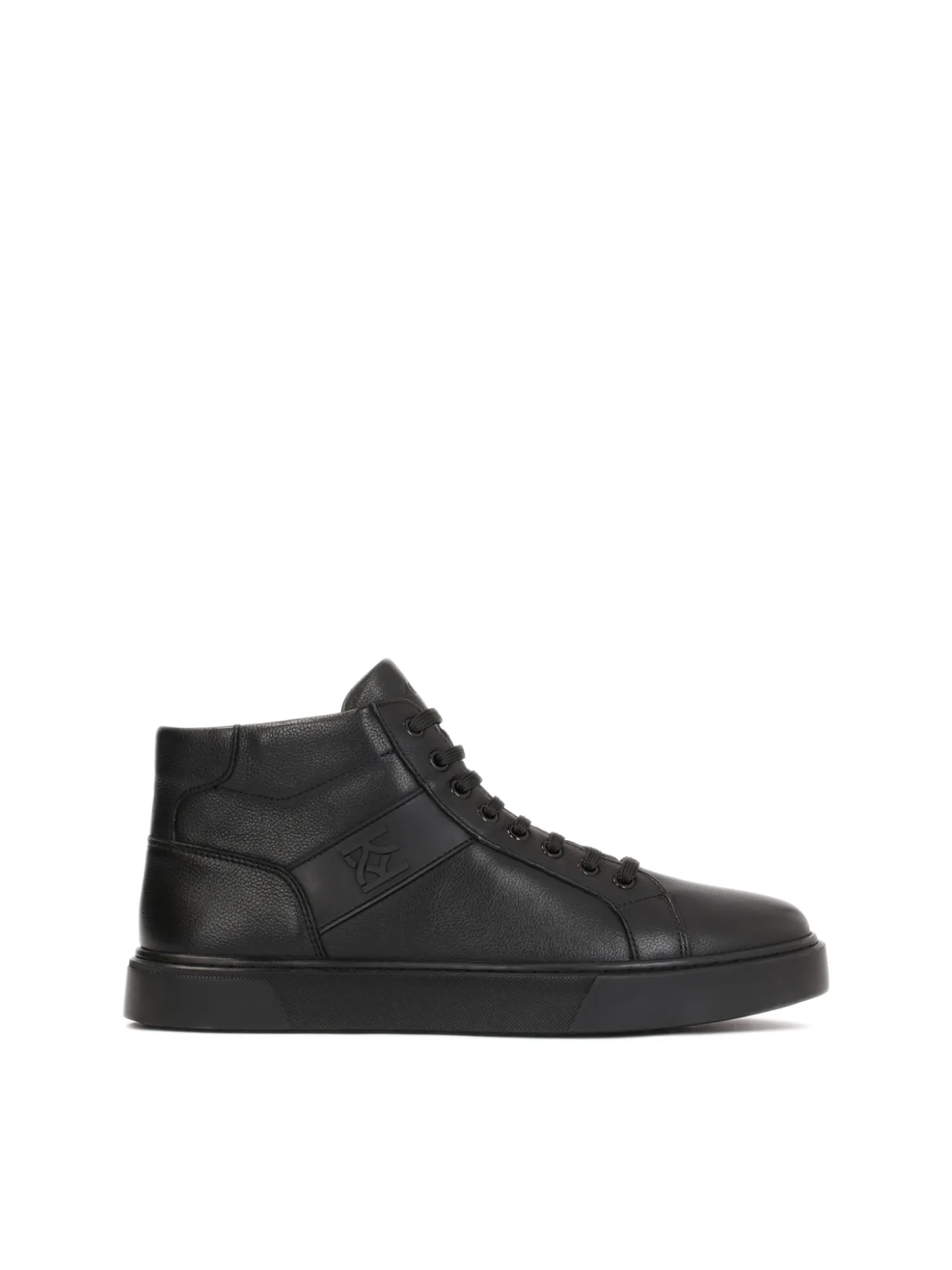 Wysokie sneakersy męskie zdobione monogramem