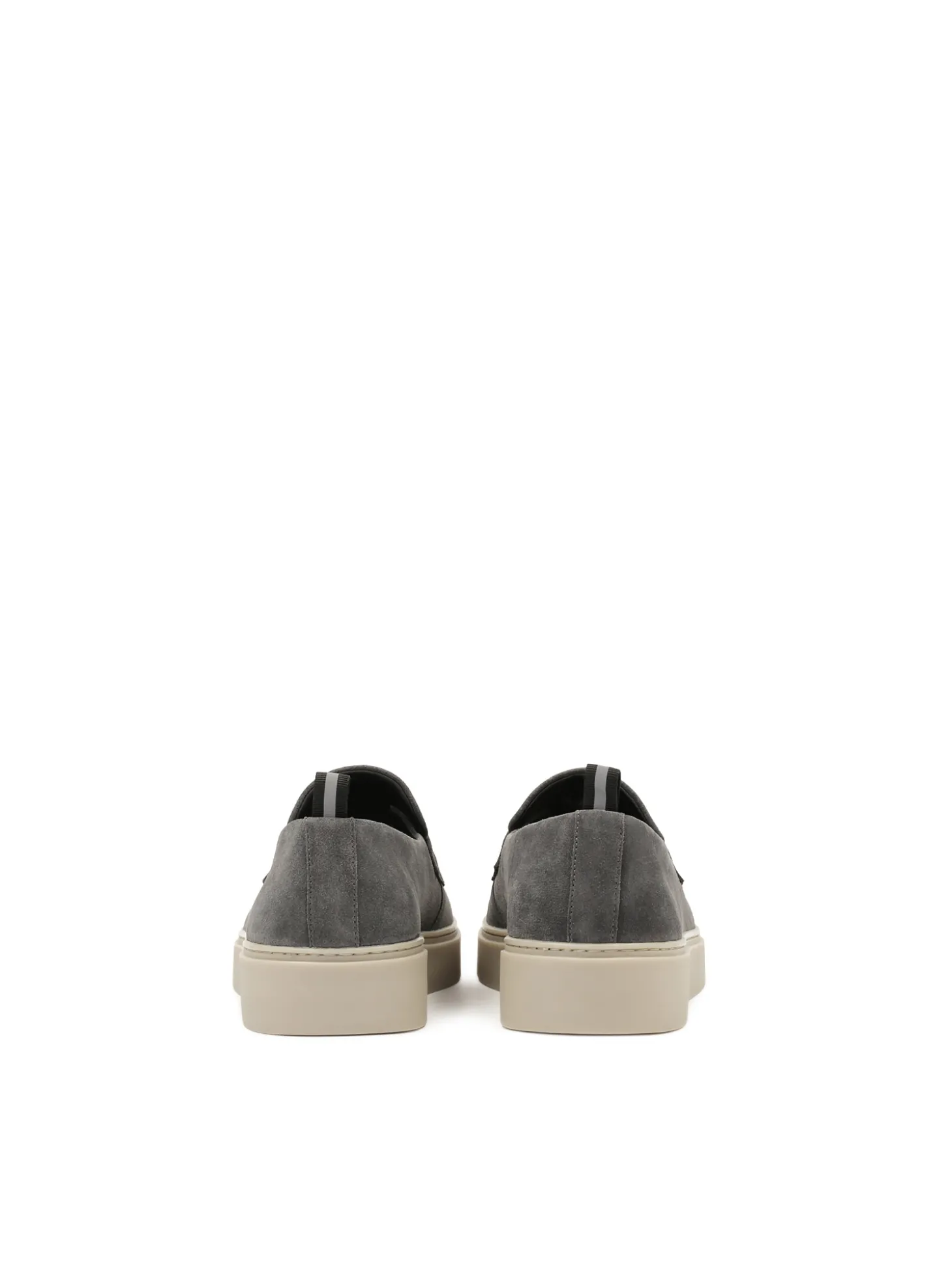 Zamszowe loafersy z podeszwą typu sneakers